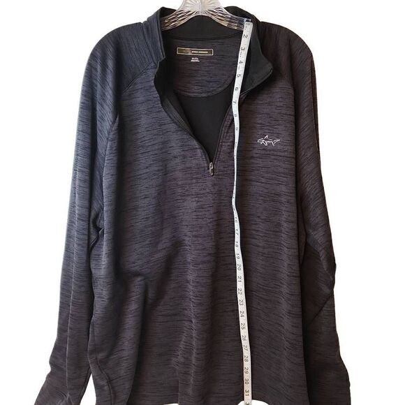 Greg Norman Qtr Zip Pullover Men's Size XXL Long Sleeve Front Logo  Stretch - Picture 7 of 9